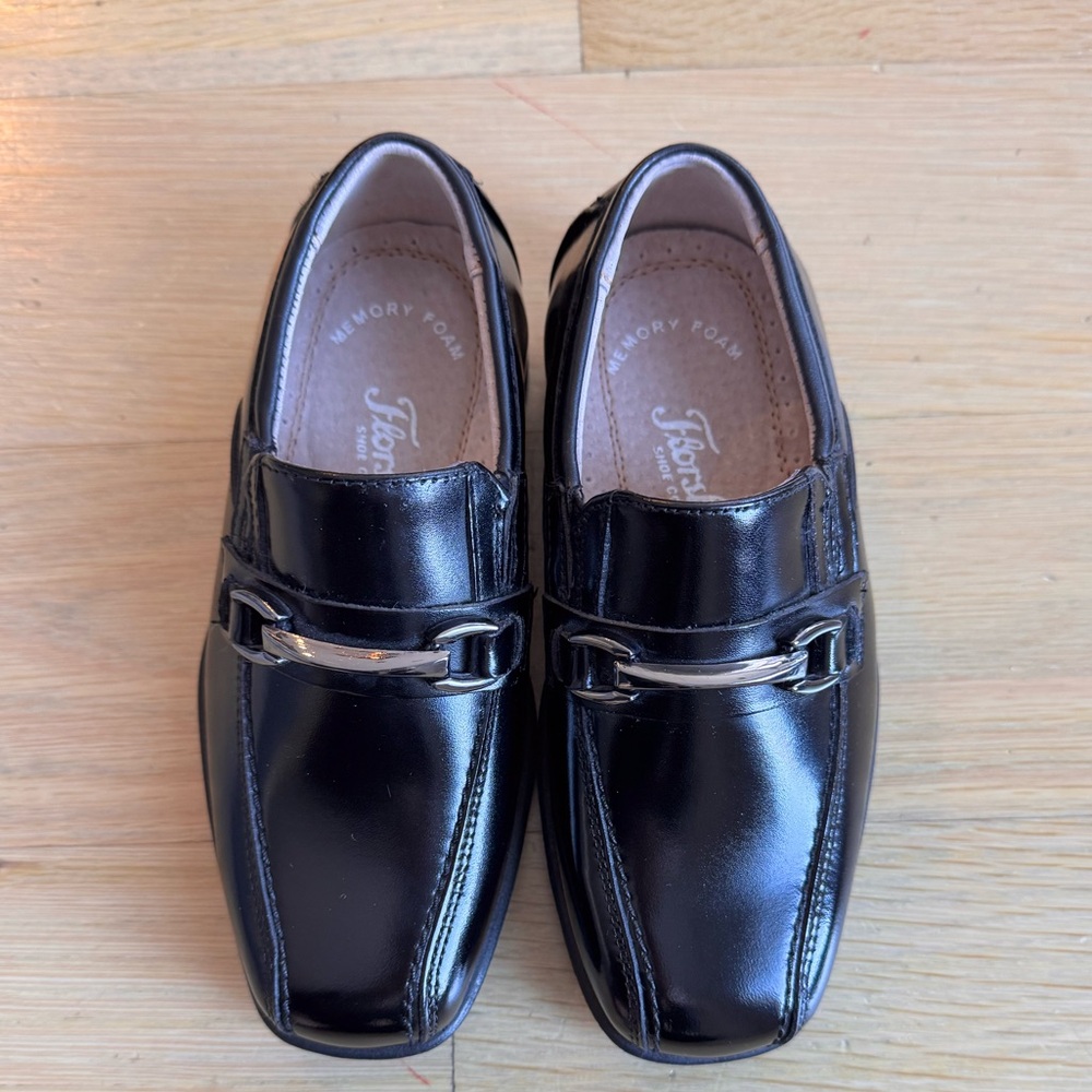 Florsheim Black Kids Dress Loafers